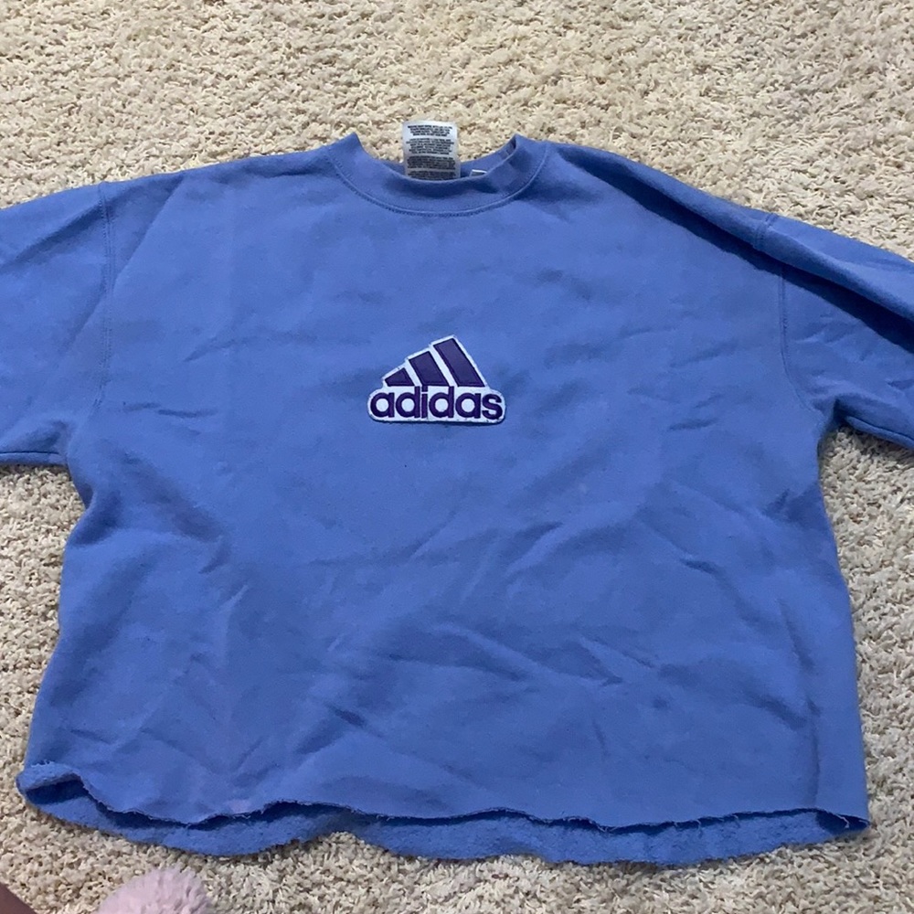 adidas cropped crew neck